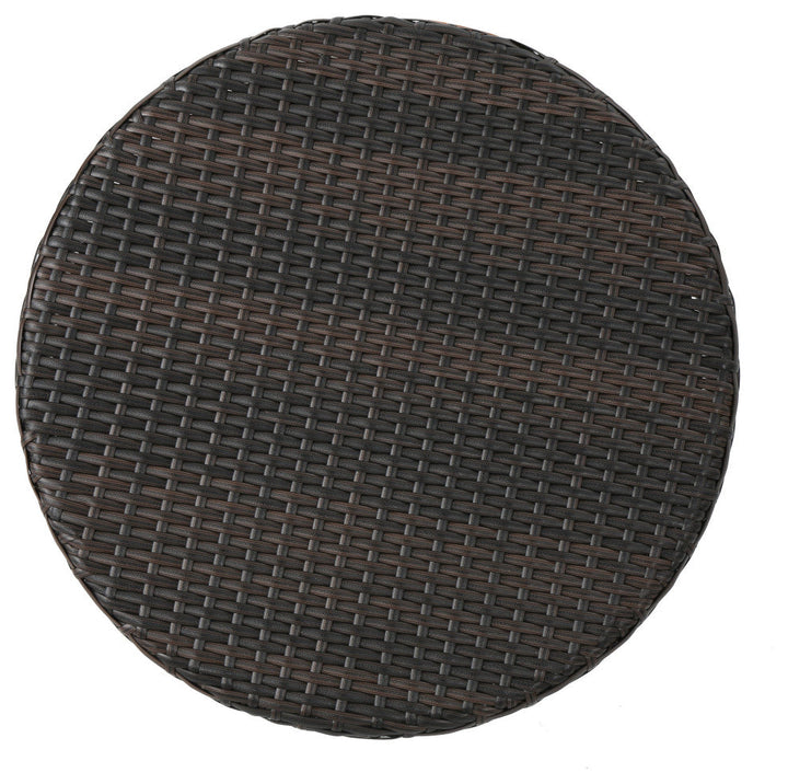 Froe Outdoor Patio Seating Set 2 Chairs and 1 Table Set (Brown) - Coffee Table Sets