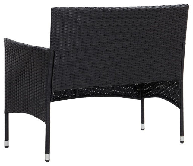 Rino Outdoor 2 seater Sofa (Black)