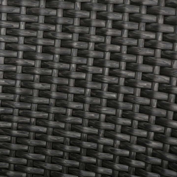 Camo Outdoor Patio Seating Set 2 Chairs and 1 Table Set (Black)