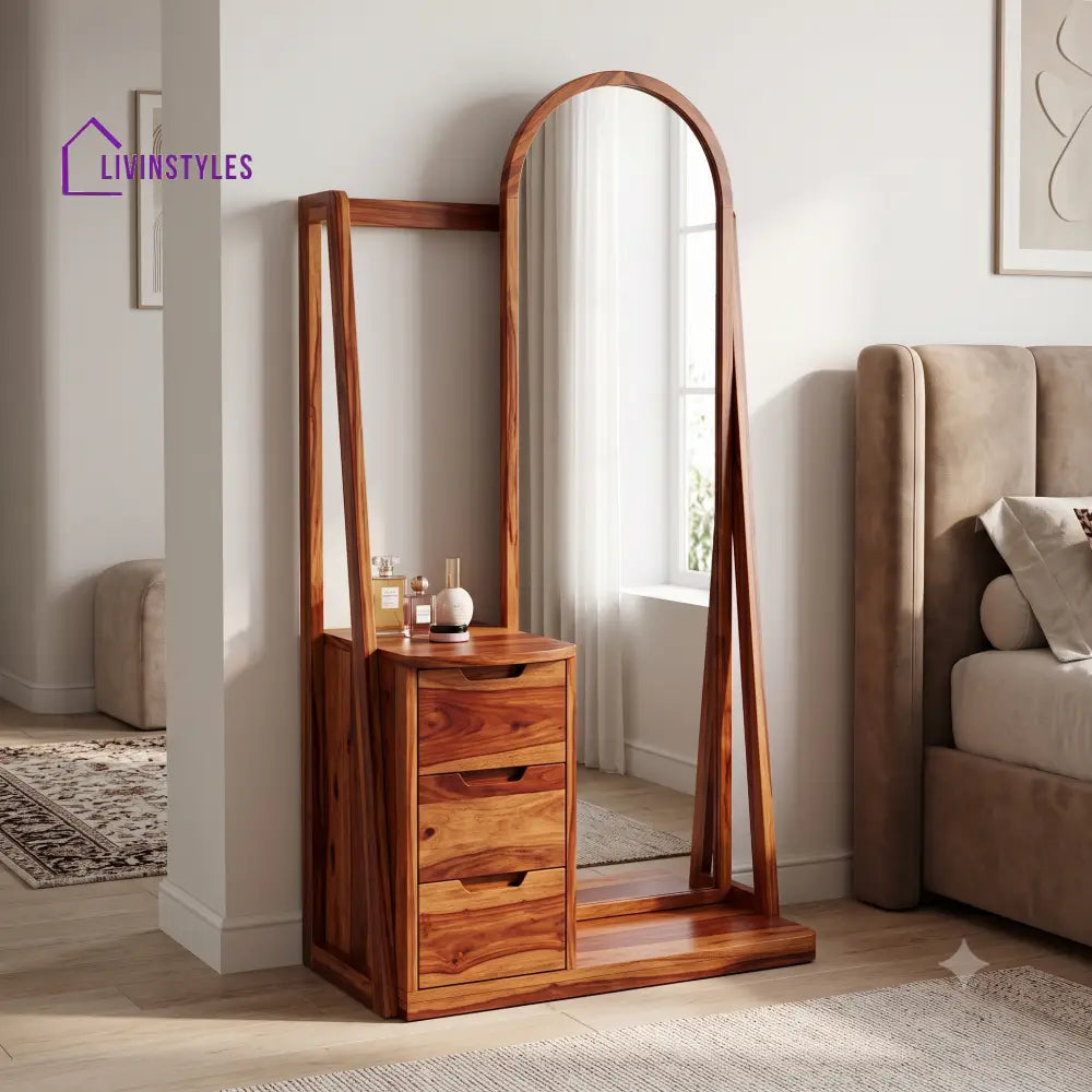 Hortense Premium Solid Wood Dressing Table for Bedroom | New Designer Dressing Unit
