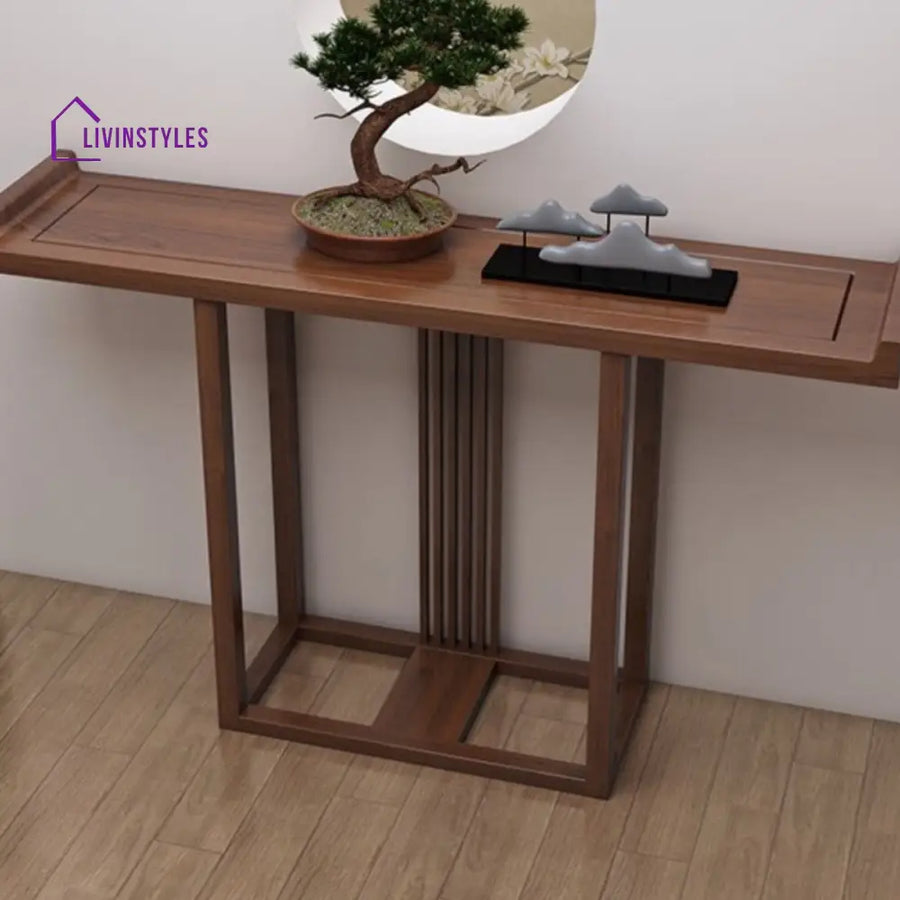 Hridayansh Wooden Living Room Console Table