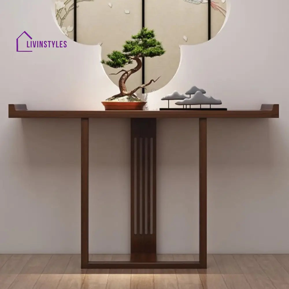 Hridayansh Wooden Living Room Console Table