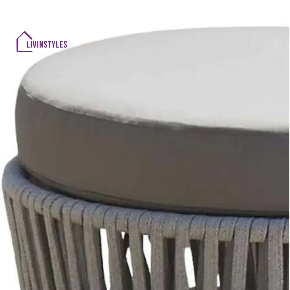 Hritika Round Outdoor Rope Footstool - Footrest