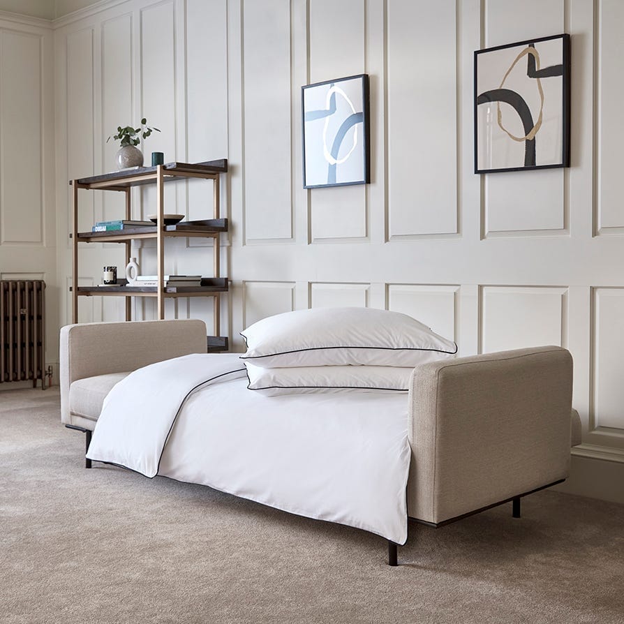 Andrés Click Clack Sofa Bed - Stone Grey