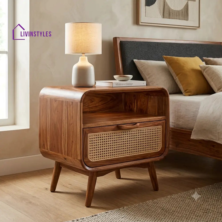 Ifeoluwa Premium Wooden Bedside Table | Side Table for Bedroom