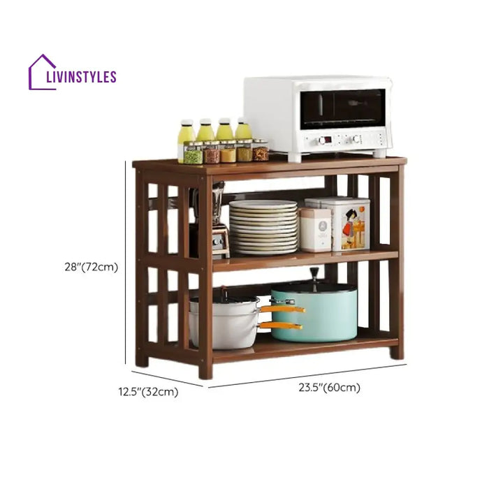 Ignat Solid Wood Storage Shelves | Kitchen Shelves