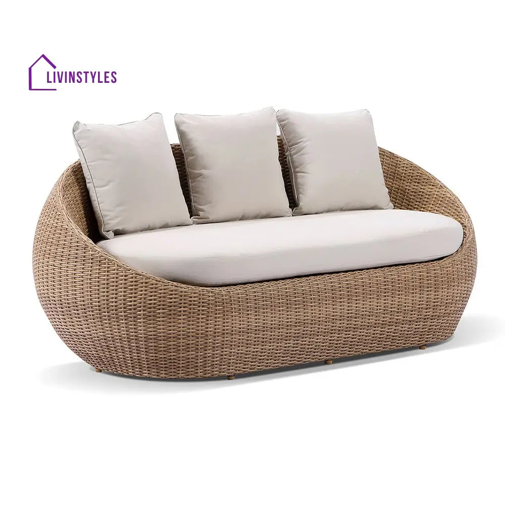 Ignazio Outdoor Sofa Set 3 Seater 2 Single seater 1 Side table and 1 Center Table - Sofa Sets