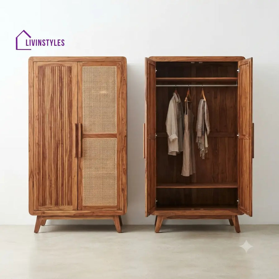 Iha Wooden Wardrobe for Clothes | Cupboard for Clothes