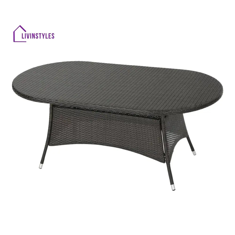 Ikram Outdoor All-Weather Resistant Rattan Wicker 7-Piece Dining Set - Dining Set