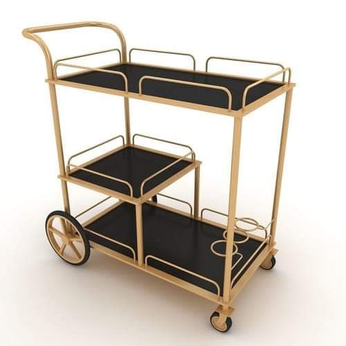 Bar Trolly | Functional and Trendy Beverage Cart Bar Trolley