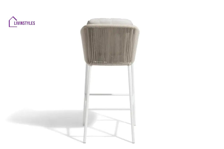 Ince Outdoor Patio Bar Chair 2 Chair For Balcony Braided & Rope - Bar Sets