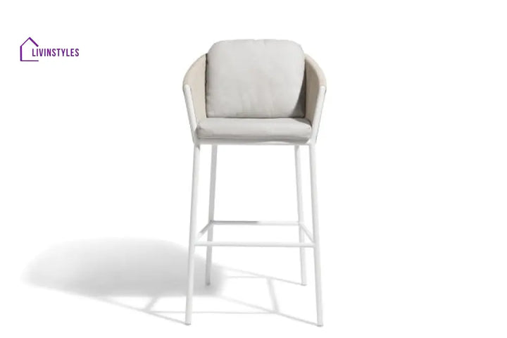 Ince Outdoor Patio Bar Chair 2 Chair For Balcony Braided & Rope - Bar Sets