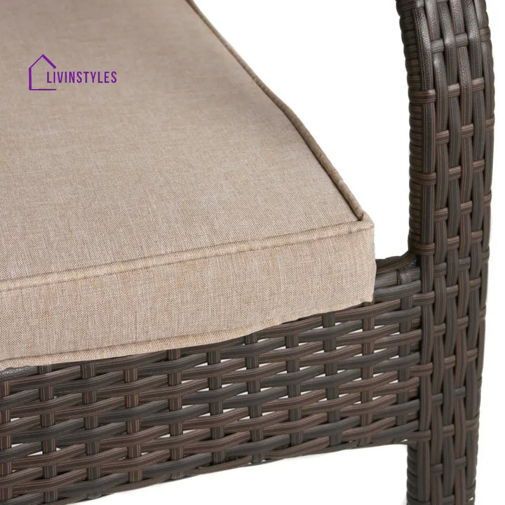 Indigo 4-Piece Outdoor Rattan Wicker Patio Dining Chairs - Dinning Chairs