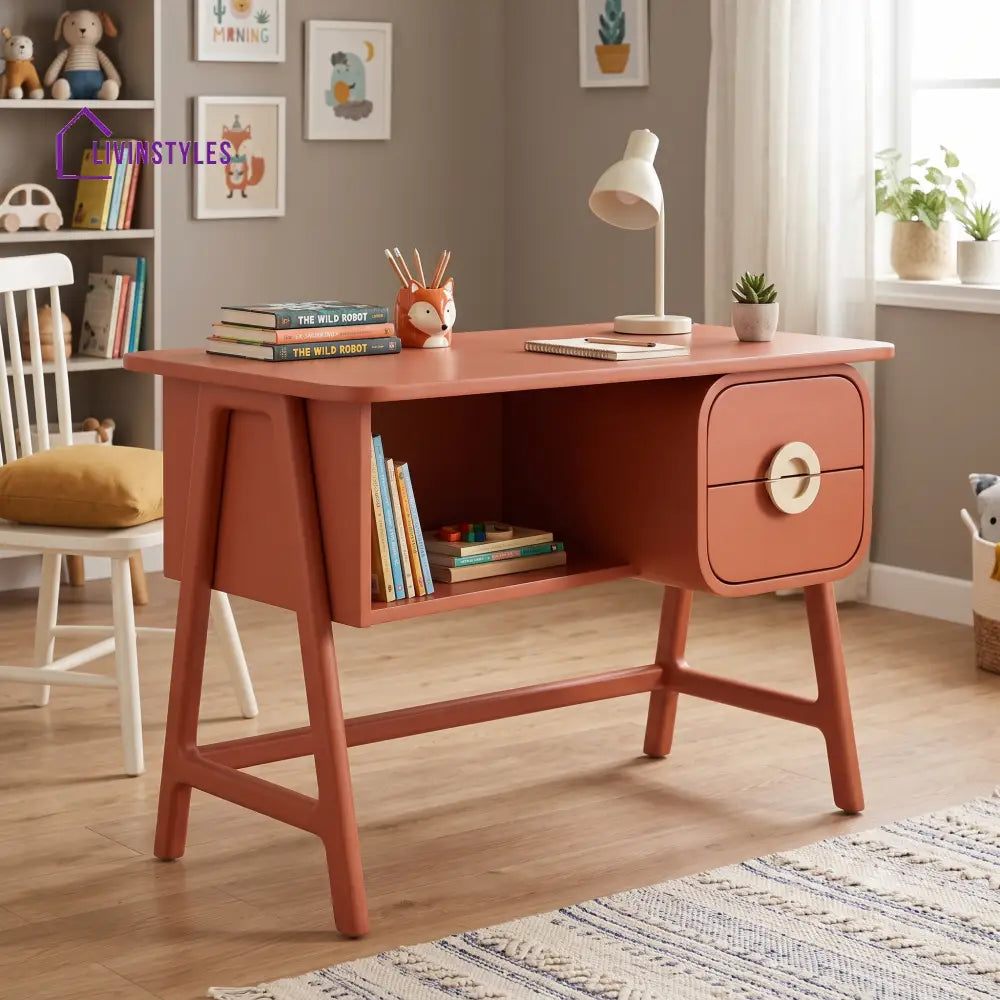 Indira Mango Wood Kids Study Table | Study Table for Kids