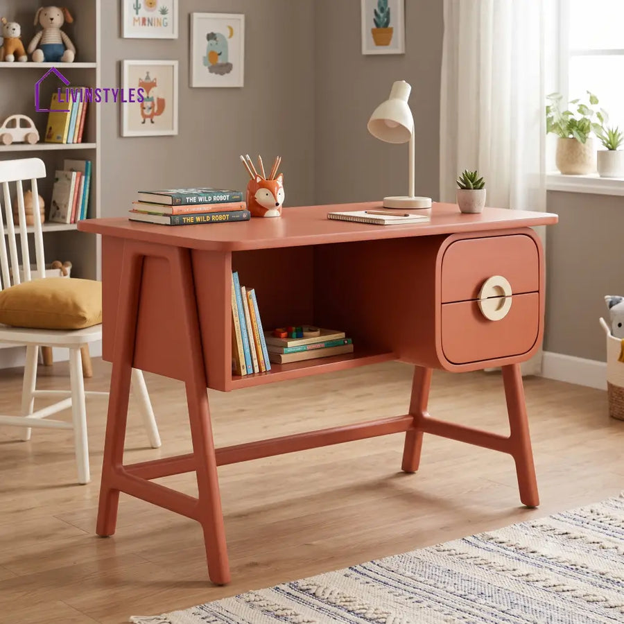 Indira Mango Wood Kids Study Table | Study Table for Kids