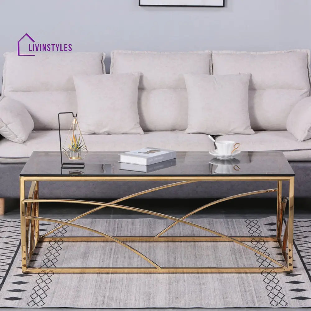 Indira Metal Coffee Table For Living Room