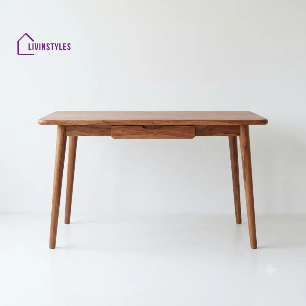 Indira Sheesham Wood Study Table for Home | Wooden Study Table