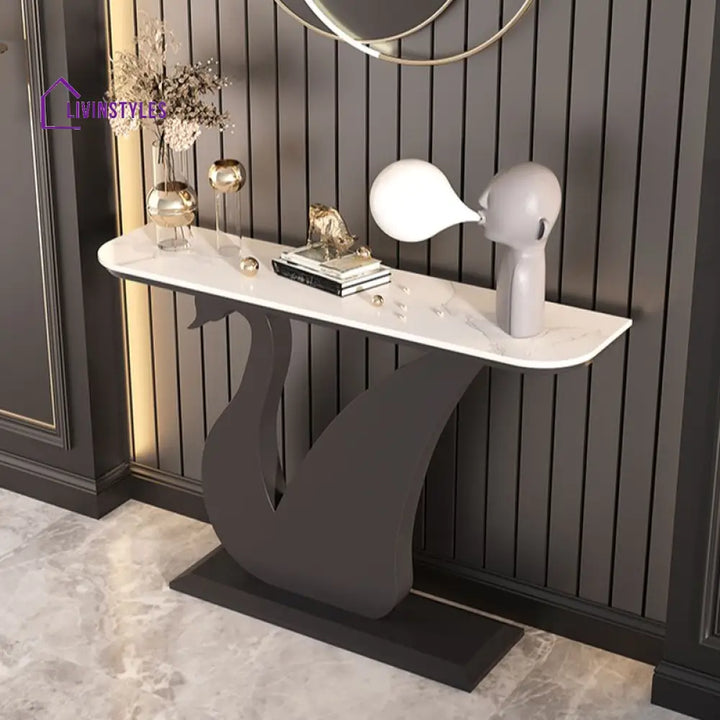 Indraneel Stainless Steel Living Room Console Table