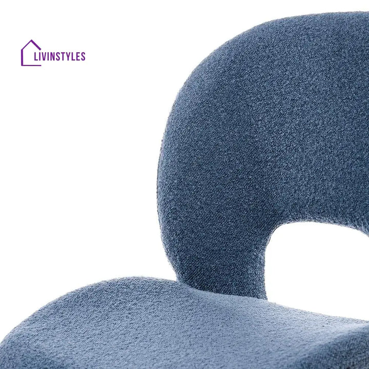 Inessa Iron Boucle Fabric Chair