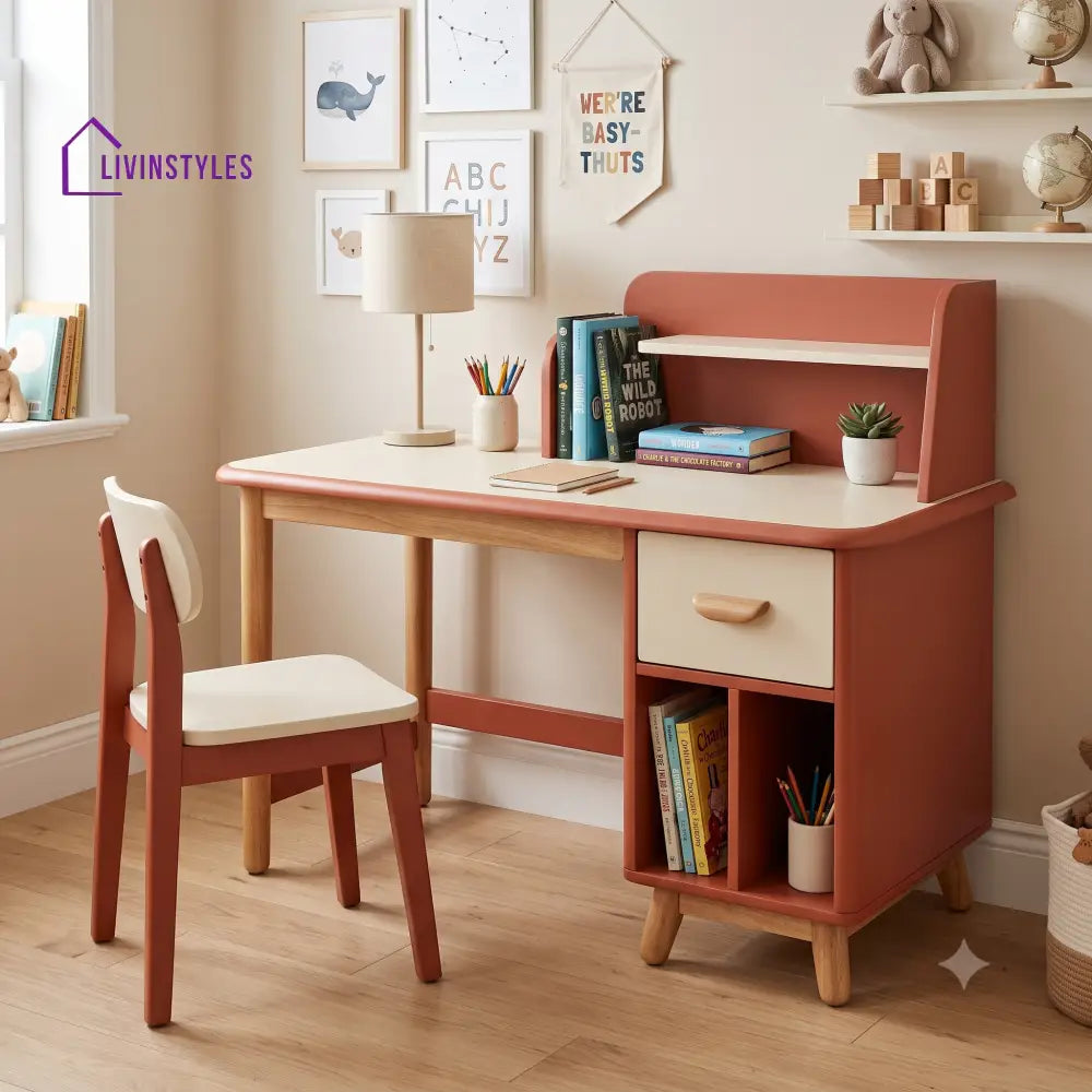 Iniya Mango Wood Kids Study Table | Study Table for Kids