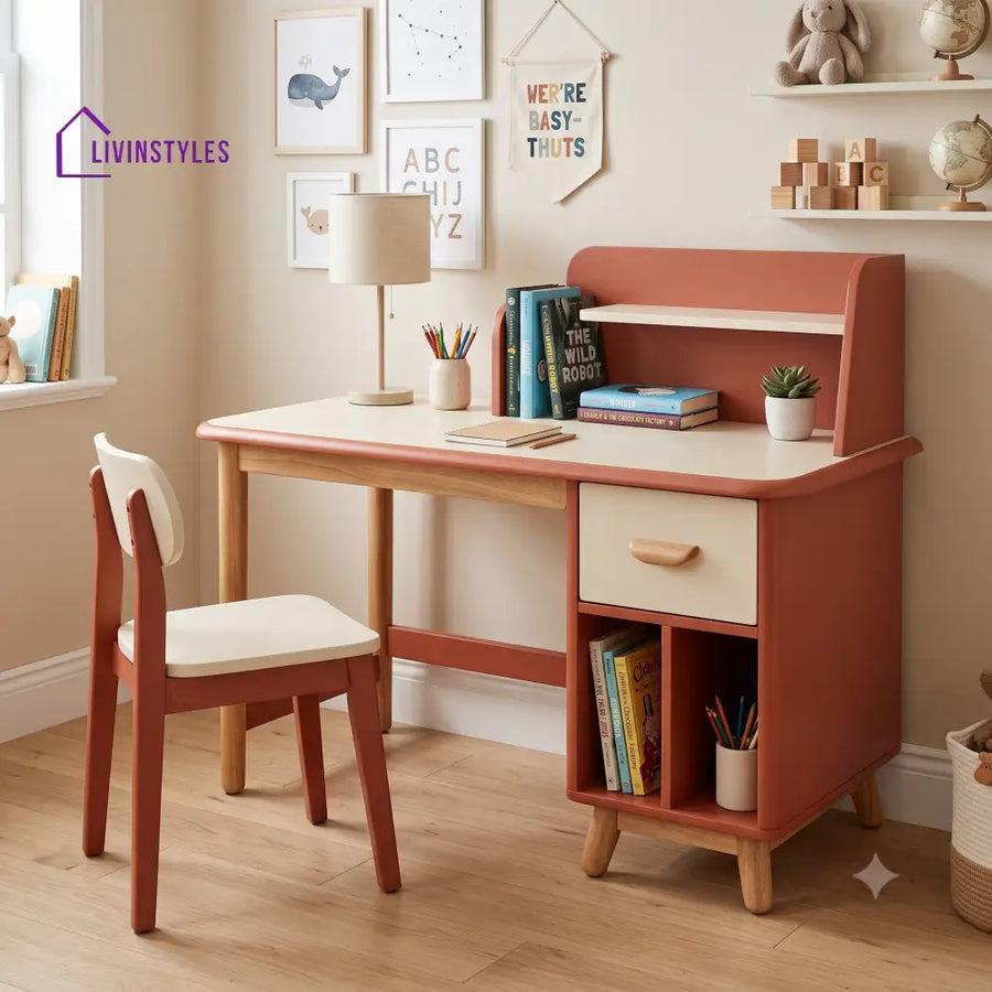 Iniya Mango Wood Kids Study Table | Study Table for Kids
