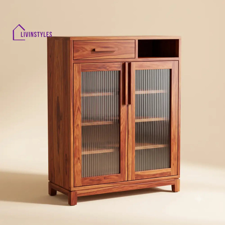 Iniya Wooden Shoe Rack for Home | Shoe Cabinet