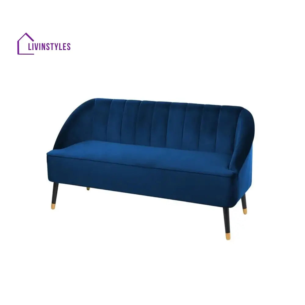 Inna 3 Seater Sofa in Blue colour