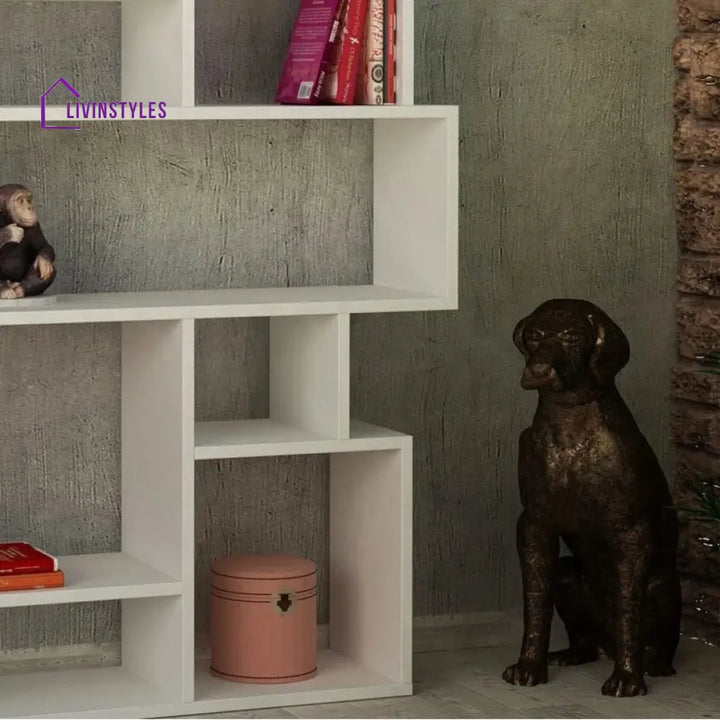 Inna Engineered Wood Bookshelves | Bookshelf for Living Room | Bedroom | Drawing Room | Study Room
