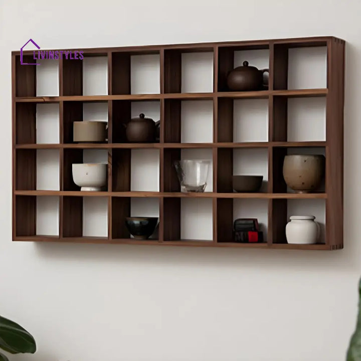 Inna Solid Wood Storage Shelves | Wall Shelves