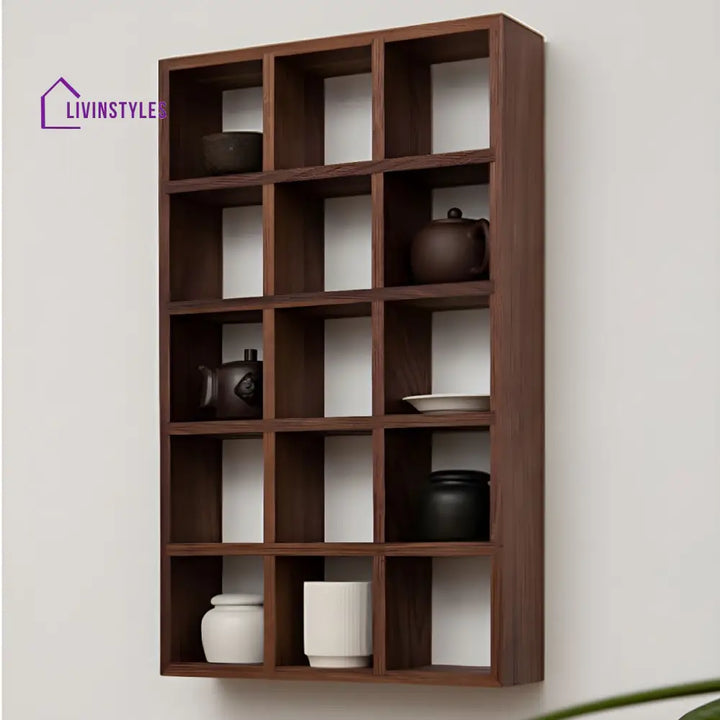 Inna Solid Wood Storage Shelves | Wall Shelves