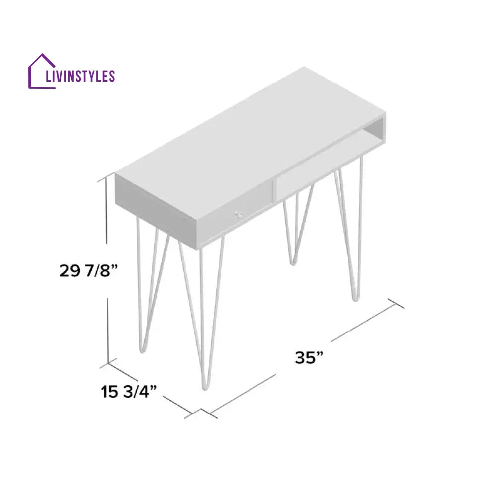 Inna Solid Wood Study Table for Students
