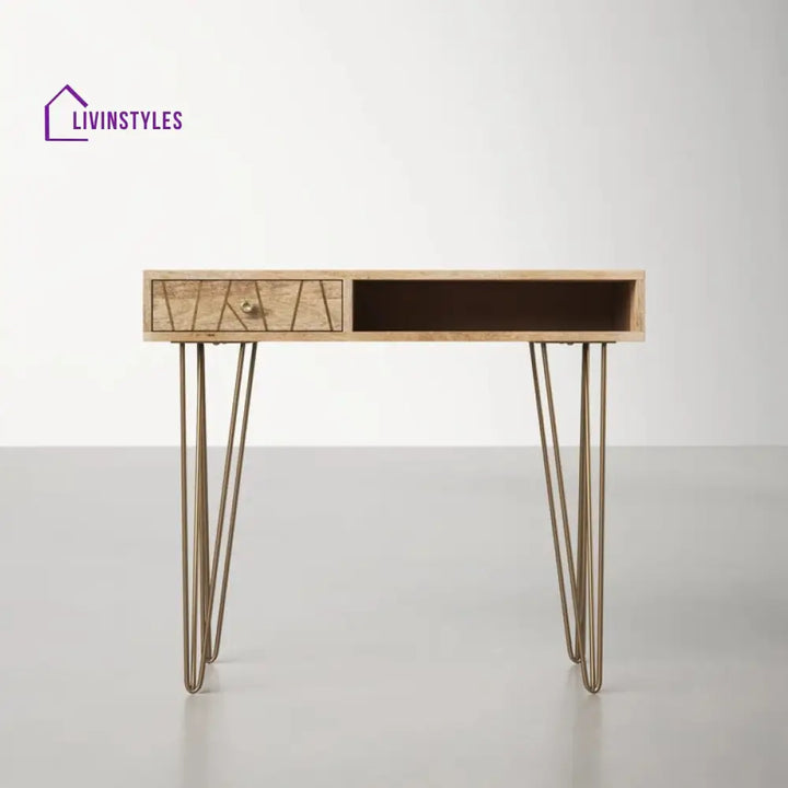 Inna Solid Wood Study Table for Students