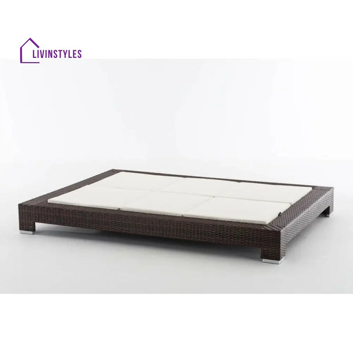 Insane Outdoor Swimming Poolside Lounger (Brown) - Loungers