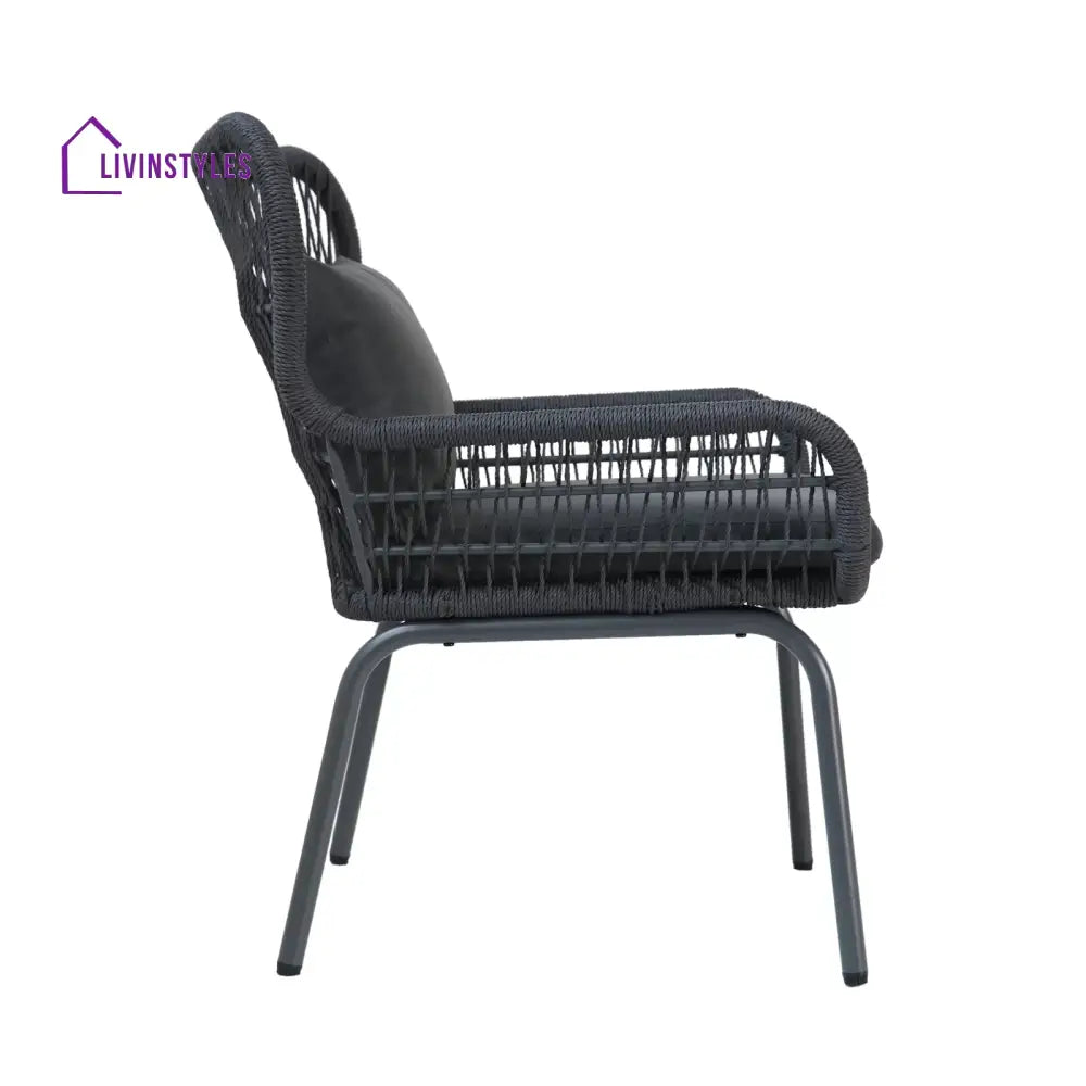 Intra Outdoor Patio Seating Set 2 Chairs and 1 Table Set - Coffee Table Sets