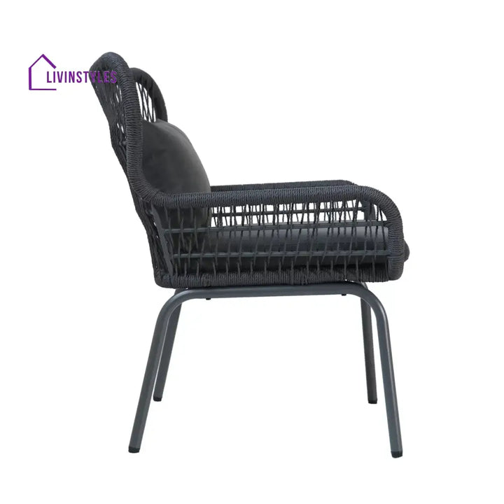 Intra Outdoor Patio Seating Set 2 Chairs and 1 Table Set - Coffee Table Sets