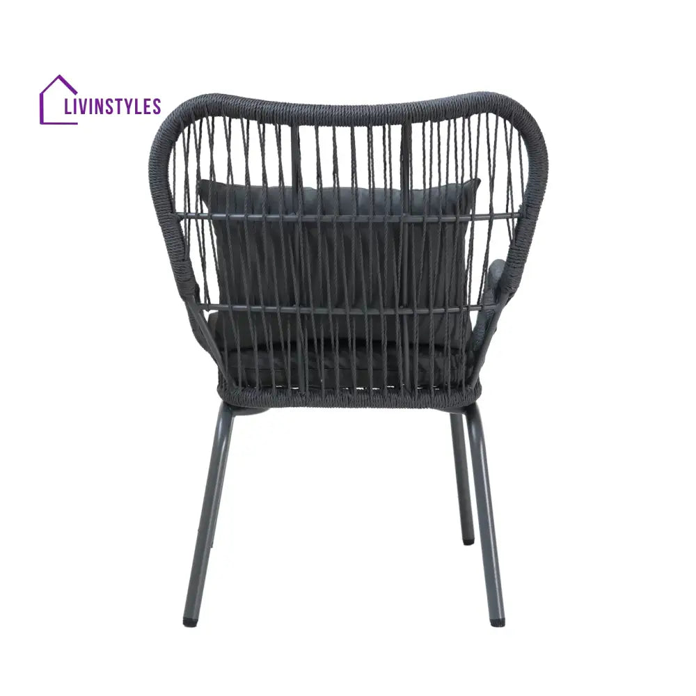 Intra Outdoor Patio Seating Set 2 Chairs and 1 Table Set - Coffee Table Sets