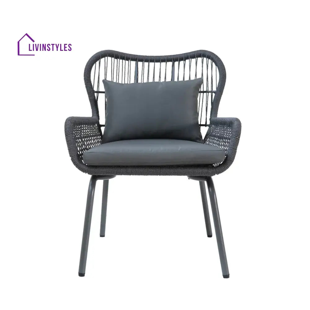 Intra Outdoor Patio Seating Set 2 Chairs and 1 Table Set - Coffee Table Sets