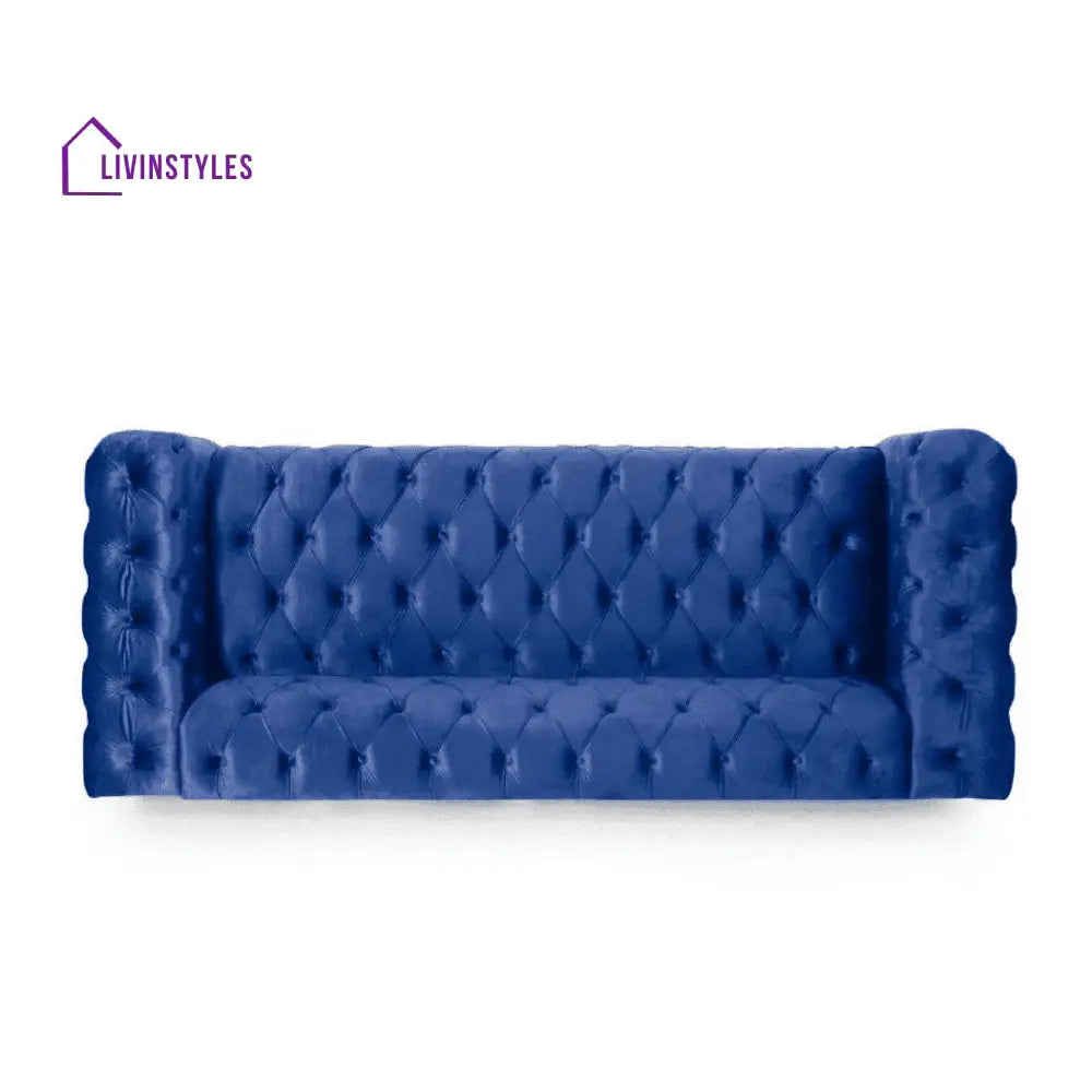 Irina 3 Seater Sofa in blue colour