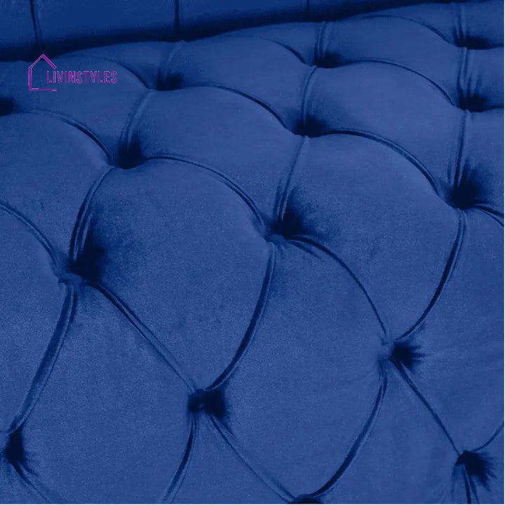 Irina 3 Seater Sofa in blue colour