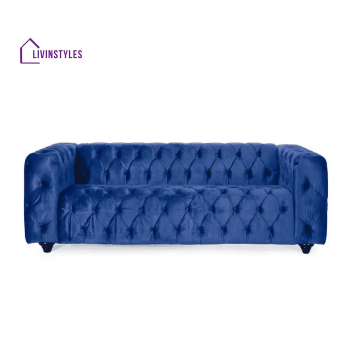Irina 3 Seater Sofa in blue colour