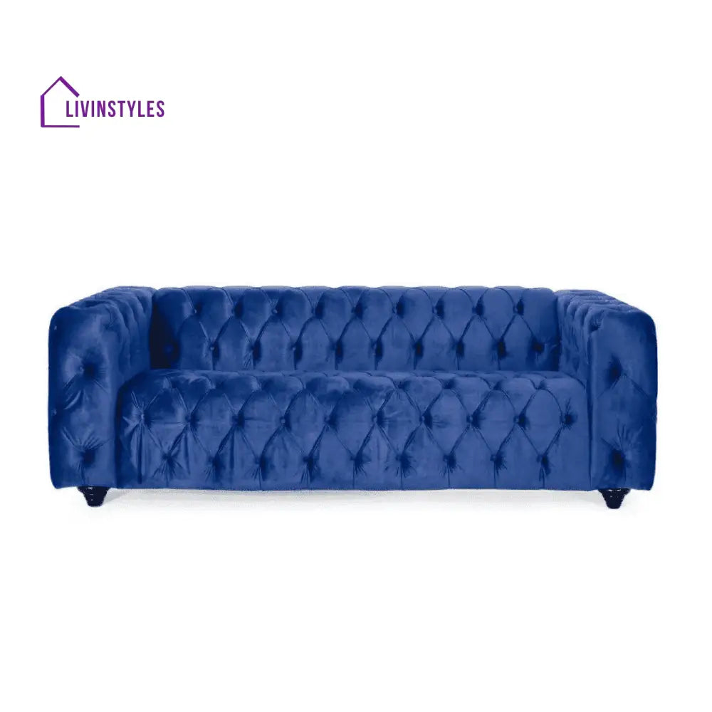 Irina 3 Seater Sofa in blue colour