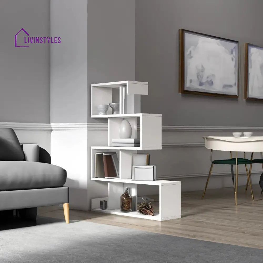 Irina Engineered Wood Bookshelves | Bookshelf for Living Room | Bedroom | Drawing Room | Study Room