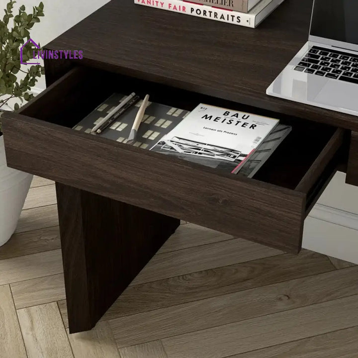 Irina Solid Sheesham Wood Study Table for Students