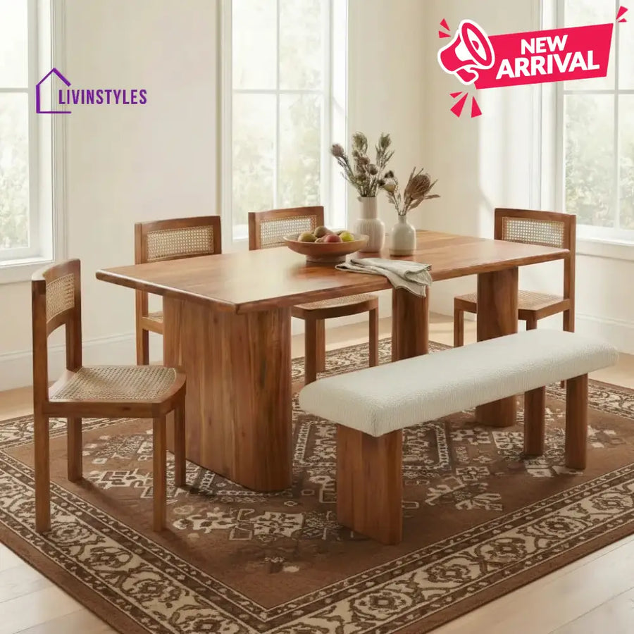 Santorini 6 Seater Dining Table - Furniture
