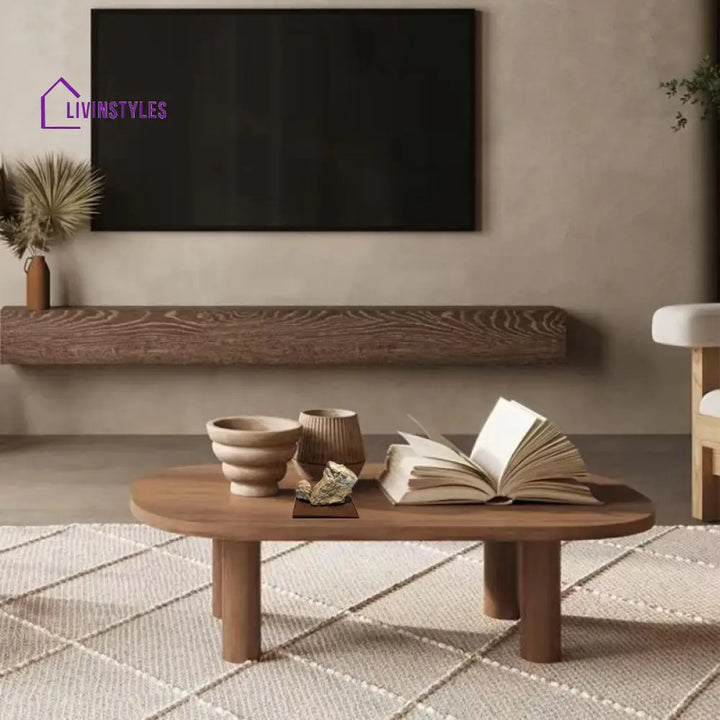 Isha Solid Wood Coffee Table for Living Room