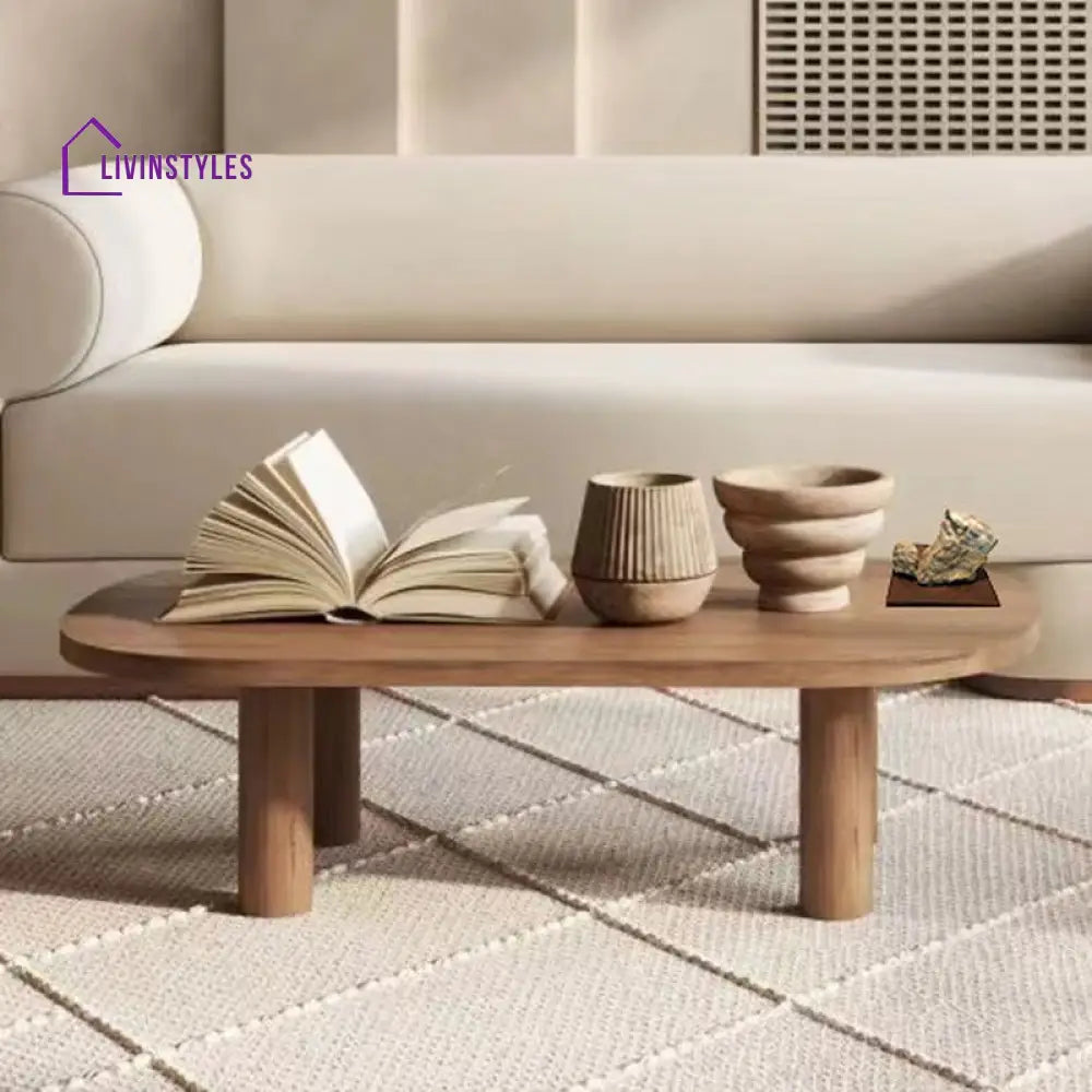 Isha Solid Wood Coffee Table for Living Room