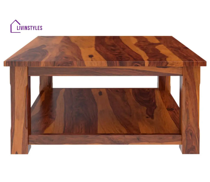 Isha Solid Wood Coffee Table For Living Room