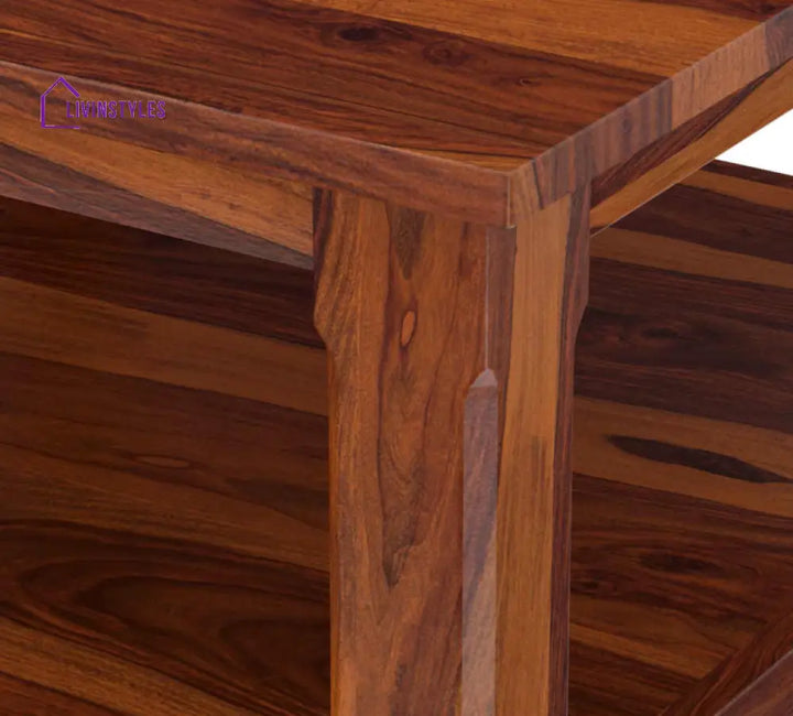 Isha Solid Wood Coffee Table For Living Room