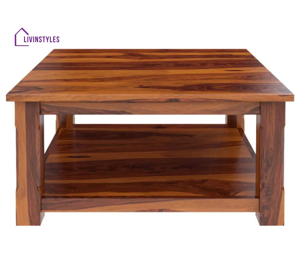 Isha Solid Wood Coffee Table For Living Room