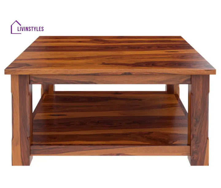 Isha Solid Wood Coffee Table For Living Room